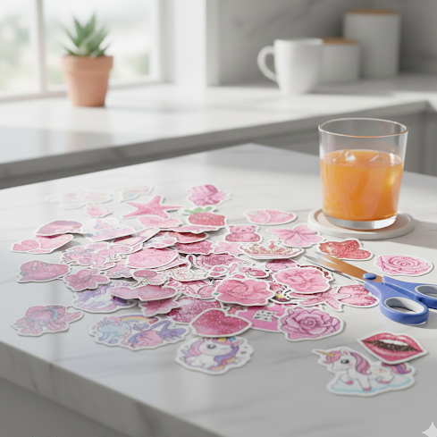 Pretty In Pink Stickers
