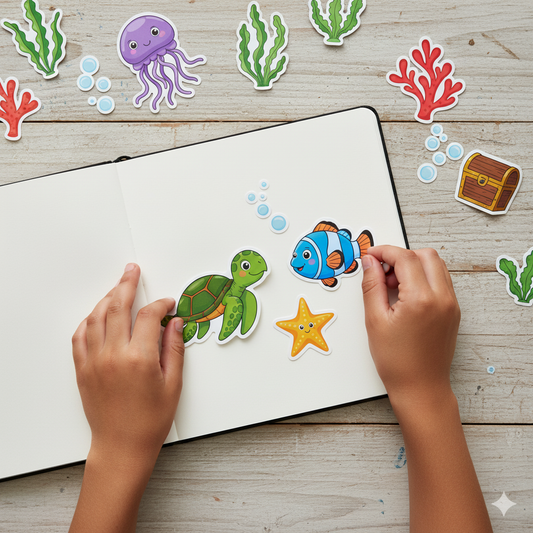 Super Sea Creatures Stickers