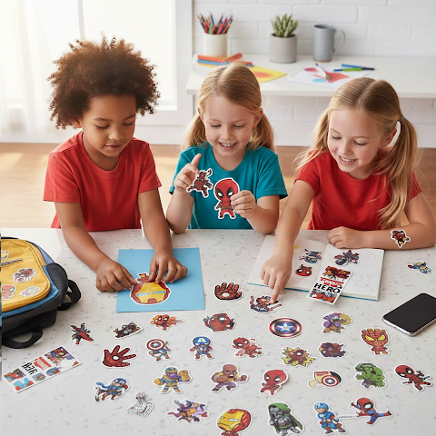 Super Hero Stickers