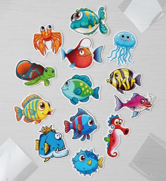 Super Sea Creatures Stickers