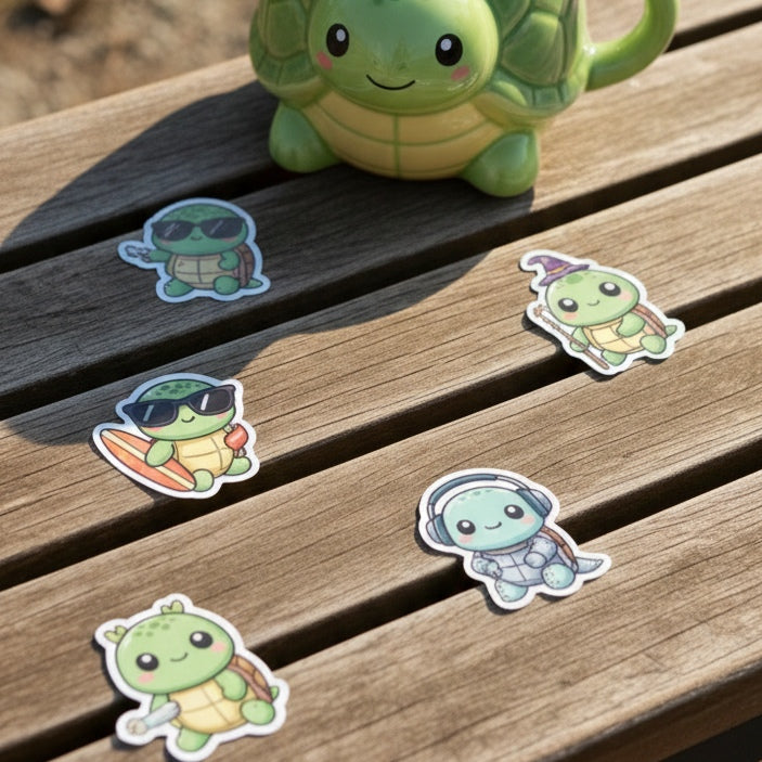 Cute Turtle Stickers – Mix n Match Stickers