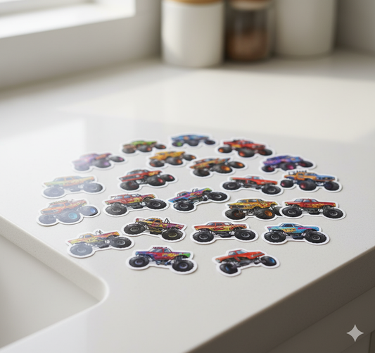 Monster Trucks Stickers
