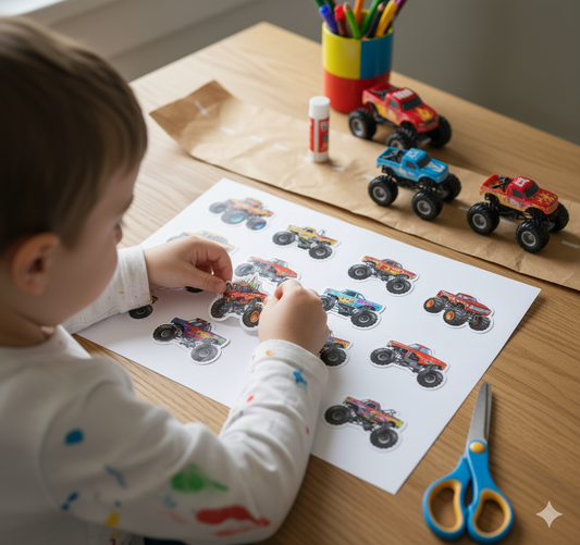 Monster Trucks Stickers