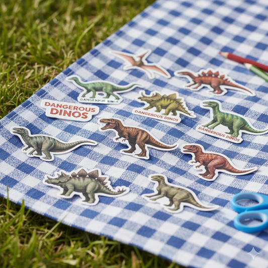Dangerous Dinosaur Stickers